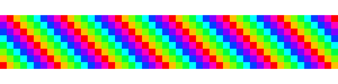 Rainbow squares