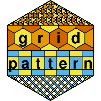 gridpattern hex sticker