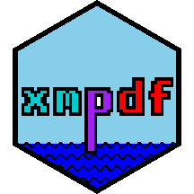 xmpdf hex sticker
